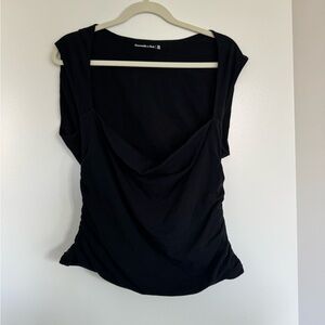 Abercrombie & Fitch Black The A&F Ava Top